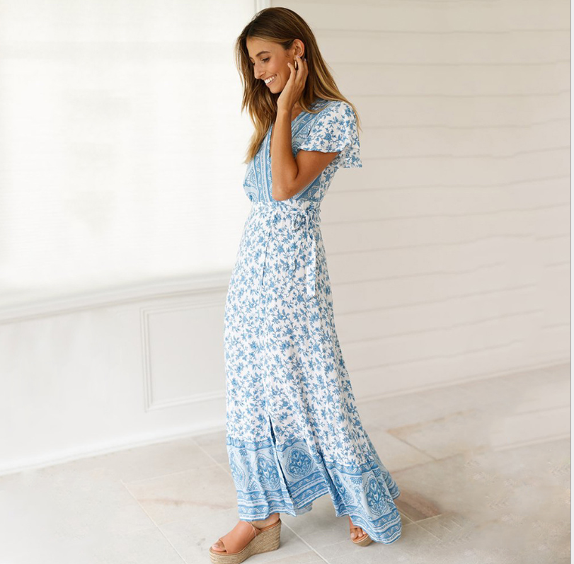 Vestido Largo Fluido "Verano Eterno"